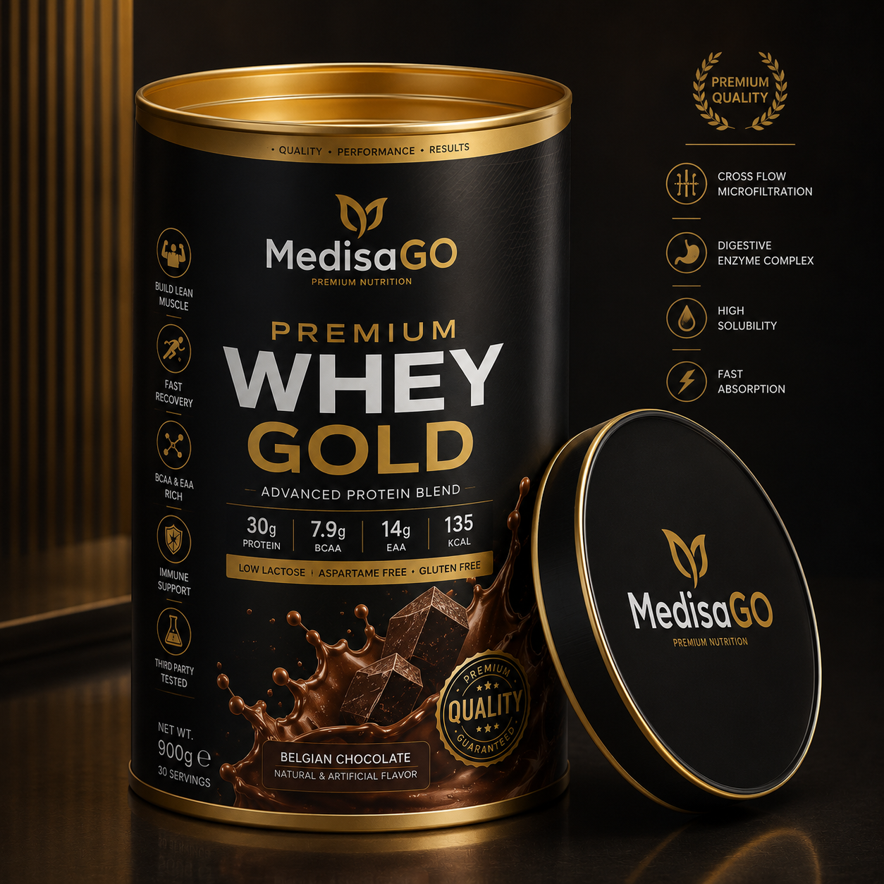 MedisaGO Premium Whey Gold